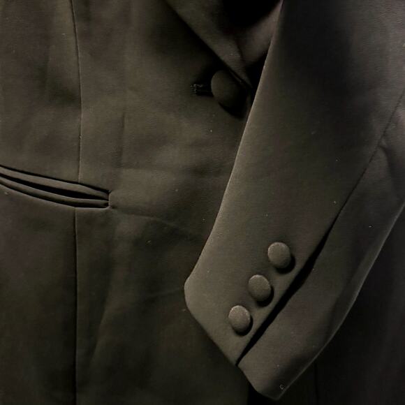 Jay Godfrey Tuxedo Blazer Dress Mini Black Cocktail Party Holiday Size 0 NWT - Picture 3 of 6